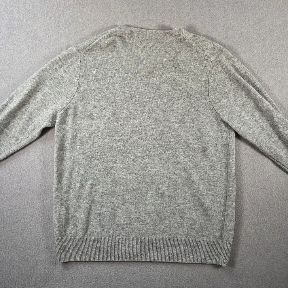 Autograph Sweater Mens Large Grey 100% Cashmere Crewneck Pullover M&S T30 09338